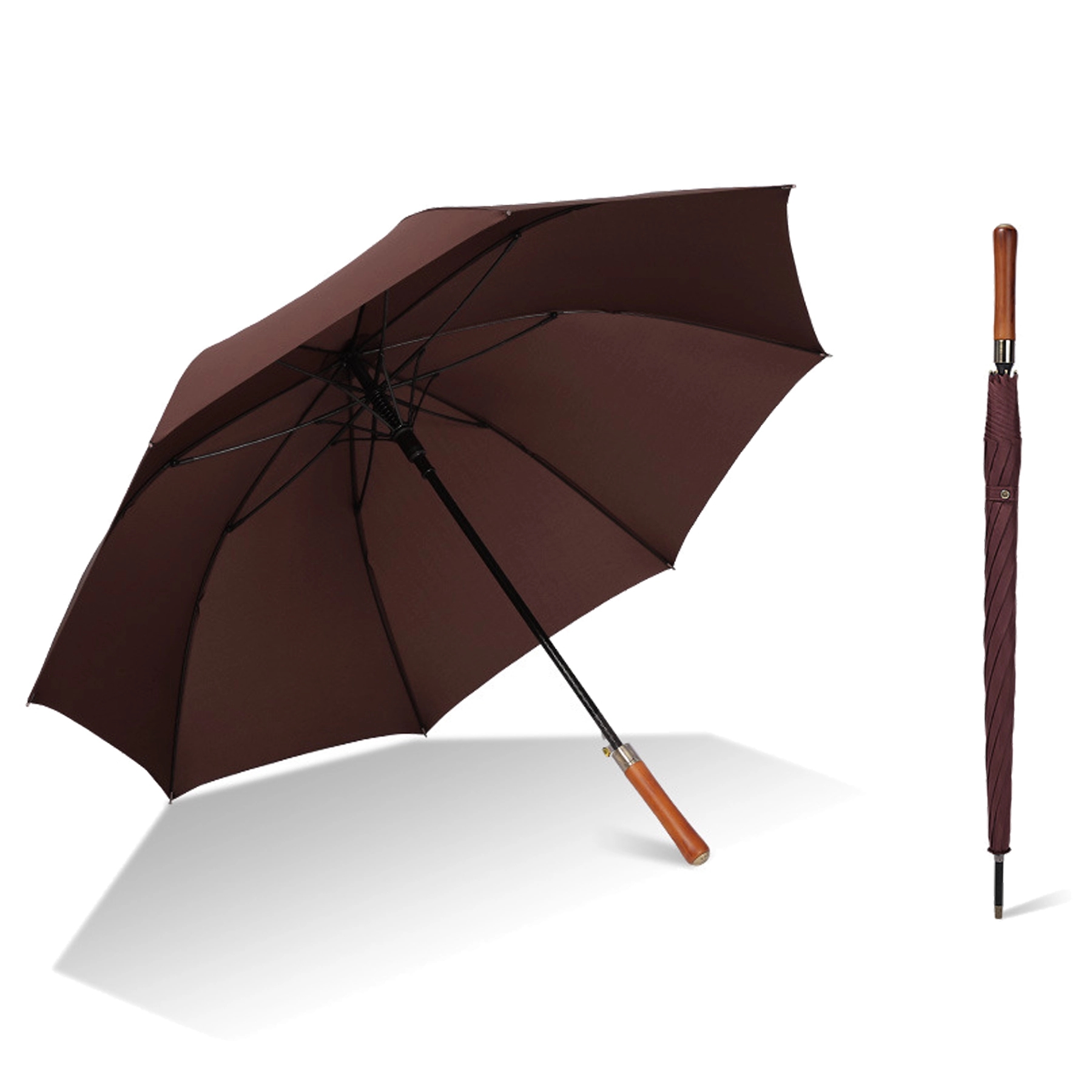 Oversize Golf Umbrella w/ Wood Handle 8