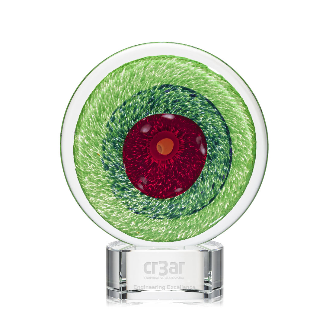 On Target Award on Clear Base 6
