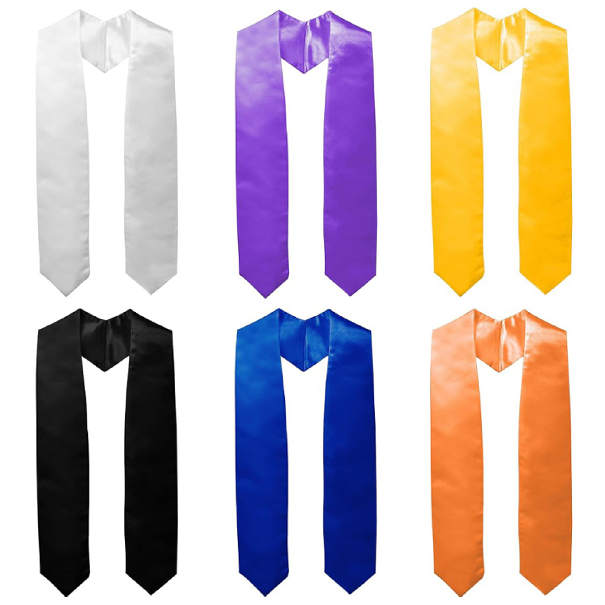 Plain Graduation Honor Stole Sash 2
