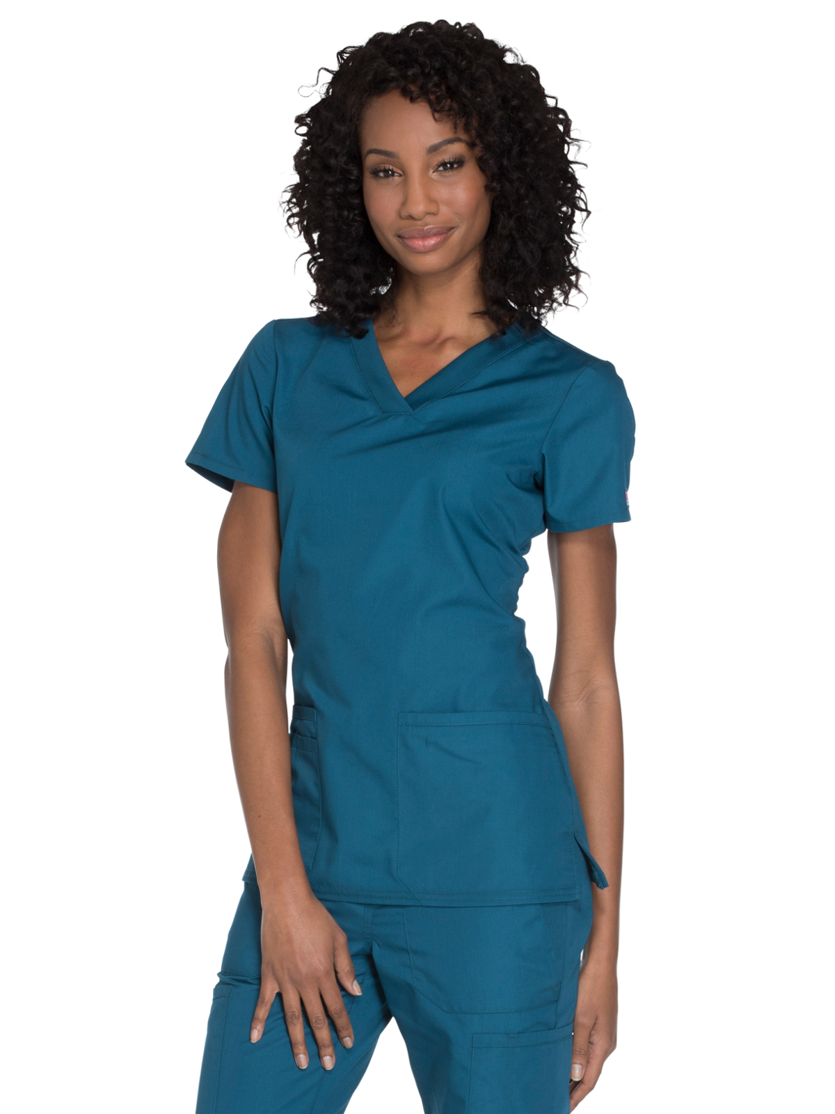 Cherokee - Workwear Originals - Women's 2-Pocket V-Neck Top 4