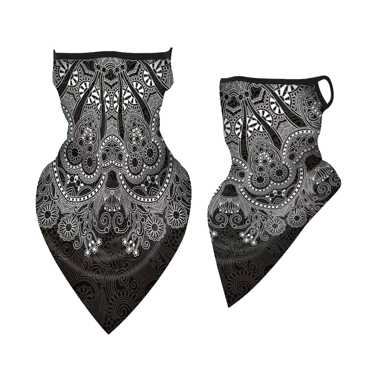 Polyester Ear Hanging Triangle Scarf Sun Protection Mask 3