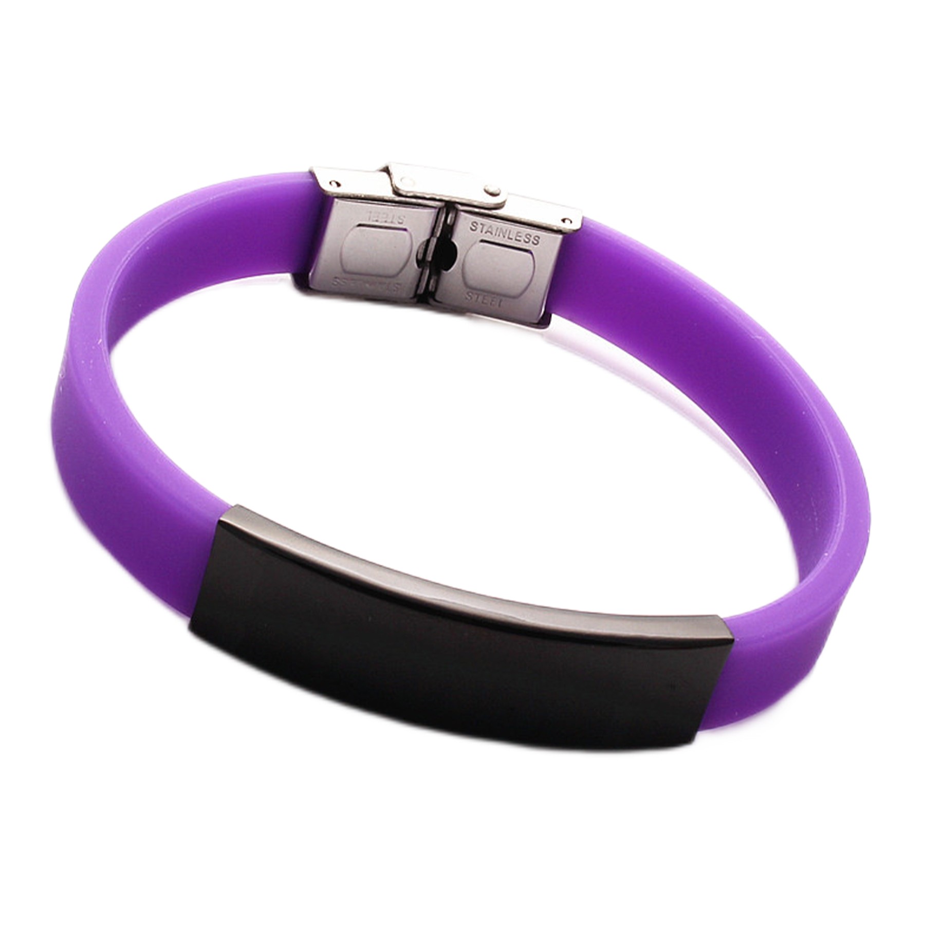 Men'S Personalized Silicone Bracelet 3