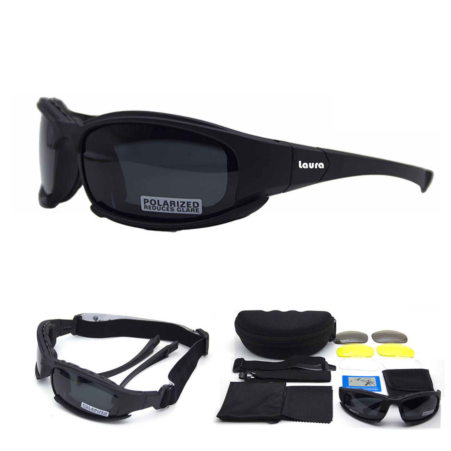 Protective glasses for outdoor sports