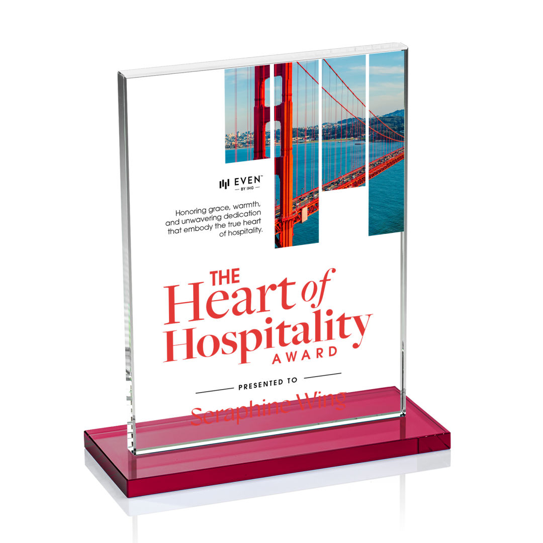 Emperor VividPrint™ Award - Red (Horiz) 9