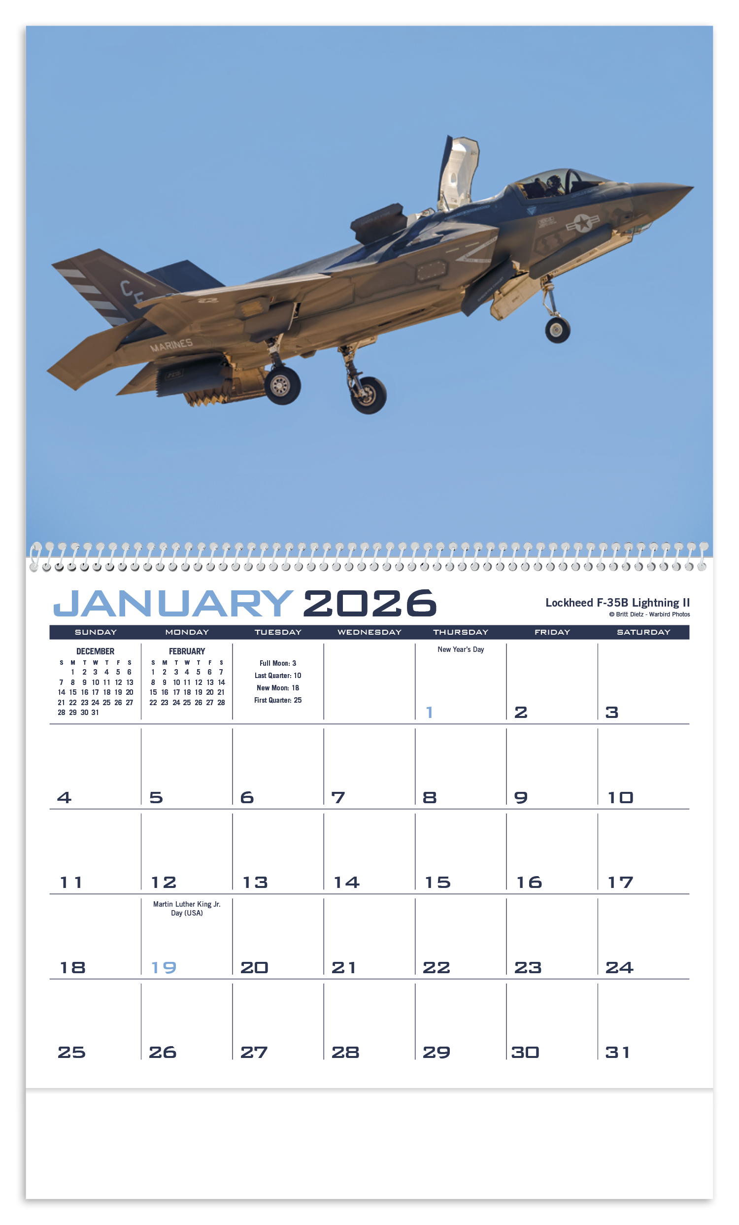 Triumph® Calendars Planes Calendar 13