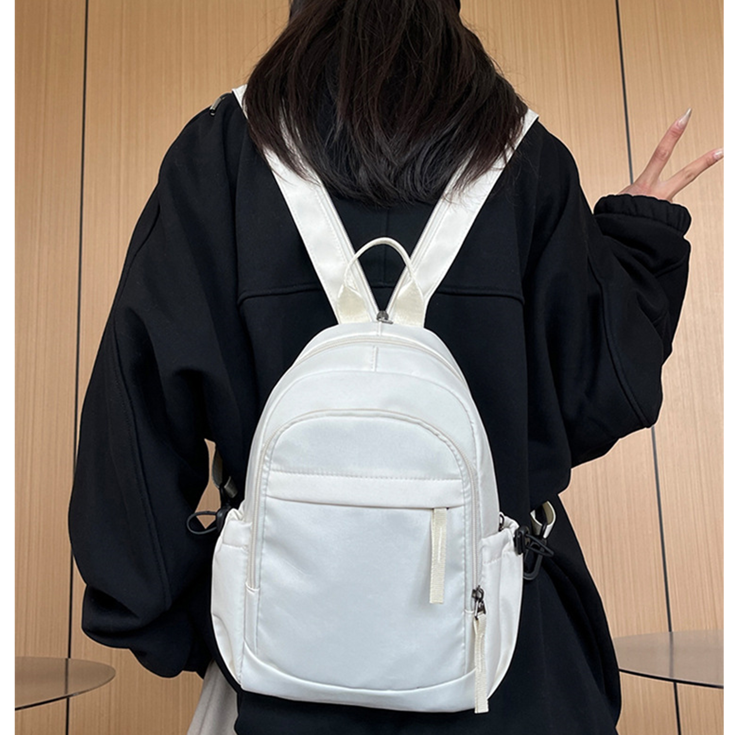Basic Black Backpack 3