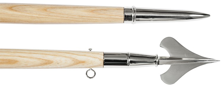 8' Guidon Staff with Chrome Spear 2