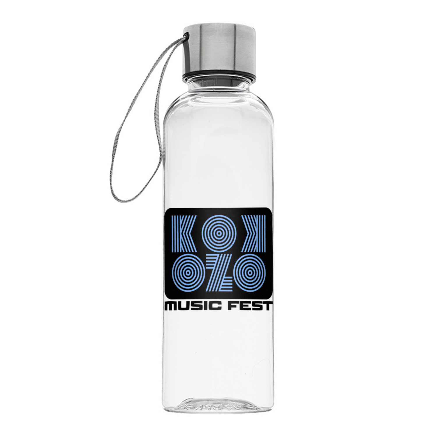 17 oz. Ostia Plastic Water Bottle (2 Color Imprint) 6
