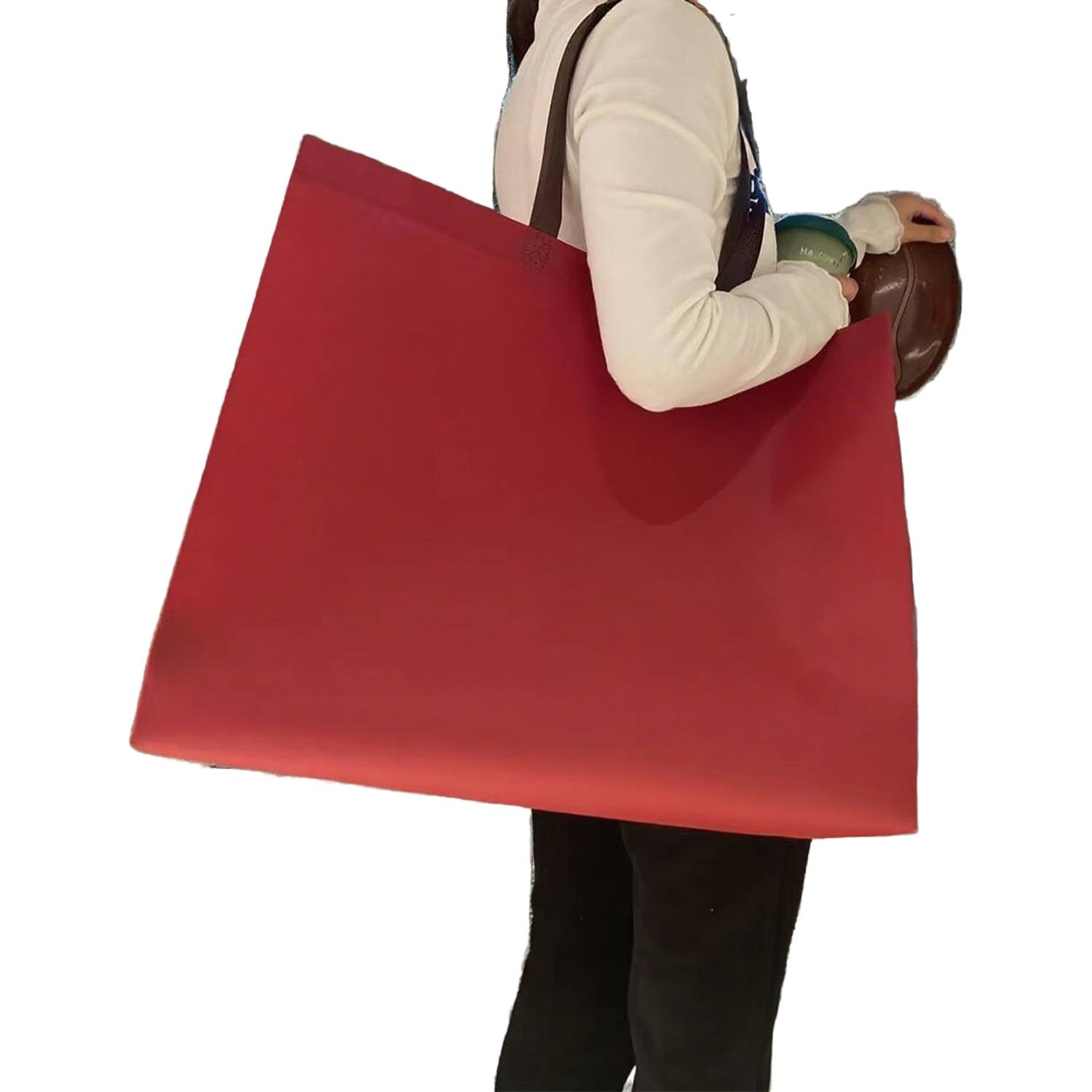 Large Non Woven Grocery Shopping Tote Bag 7