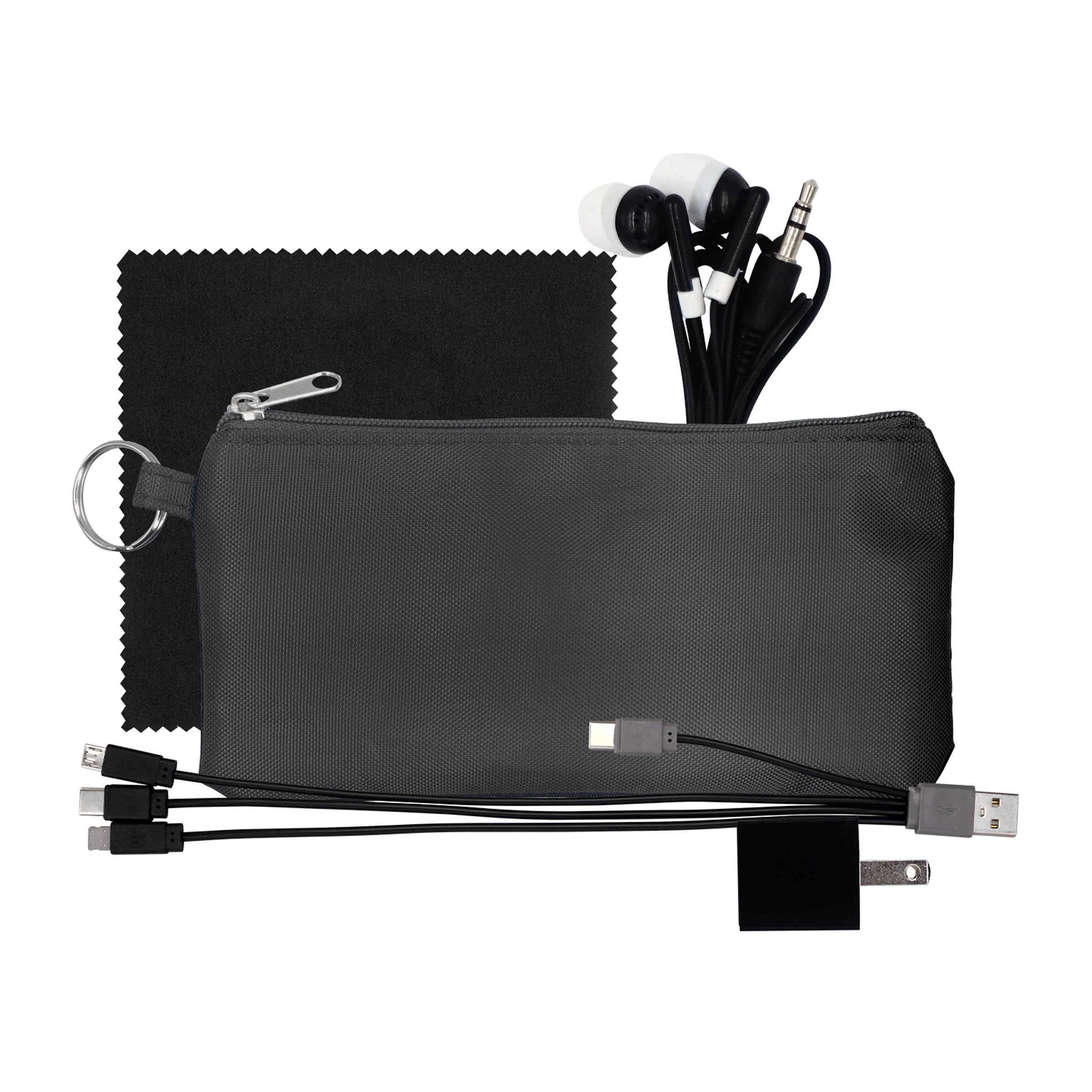 Large Stretchy Wall, Cable, Cloth & Buds Set 4
