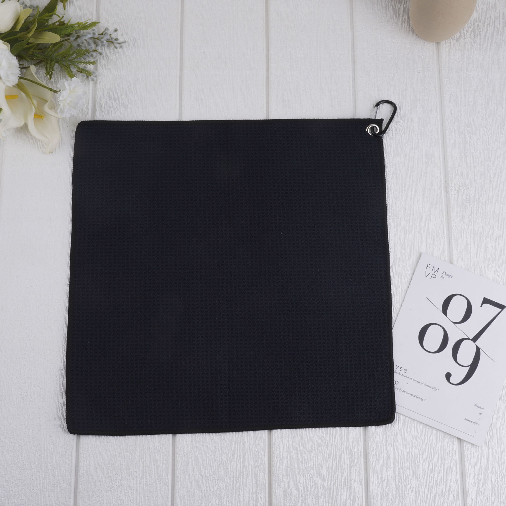 15"x15" 400GSM Embroidered Microfiber Rally Towel 4