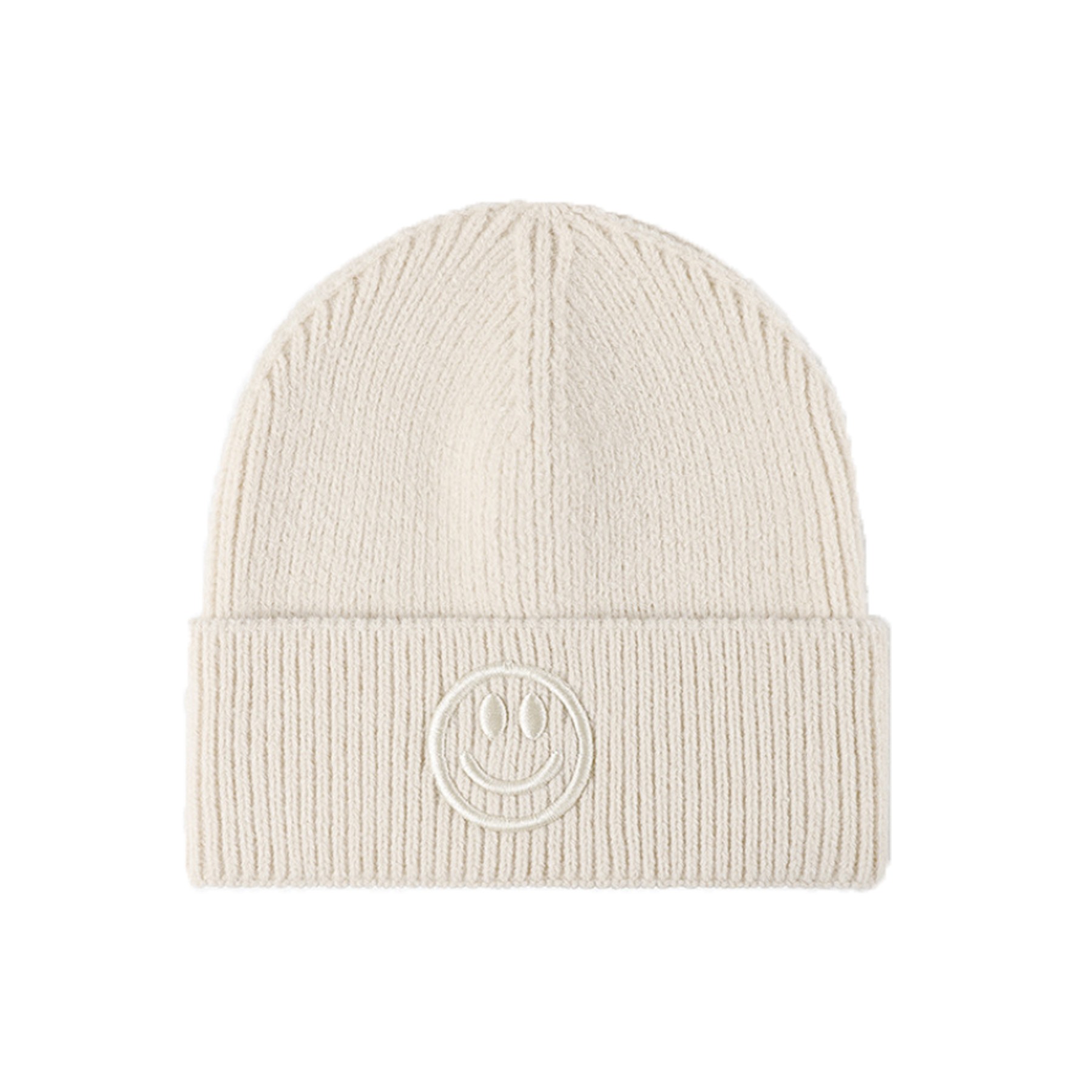 Smiley Face Knitted Beanie Hat 5