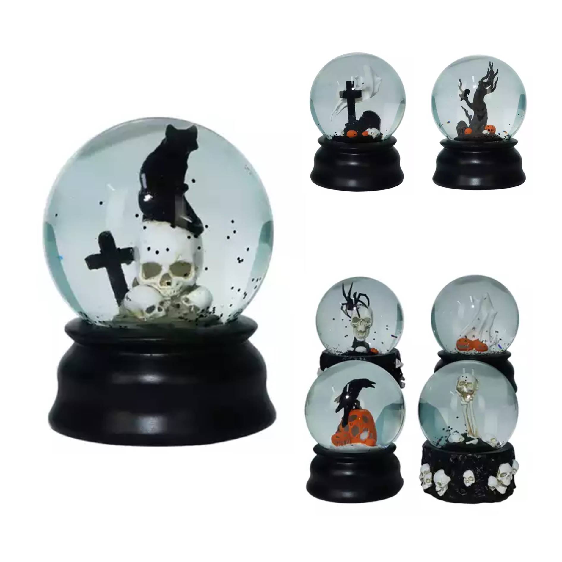 Custom Halloween Crystal Snow Globe 1