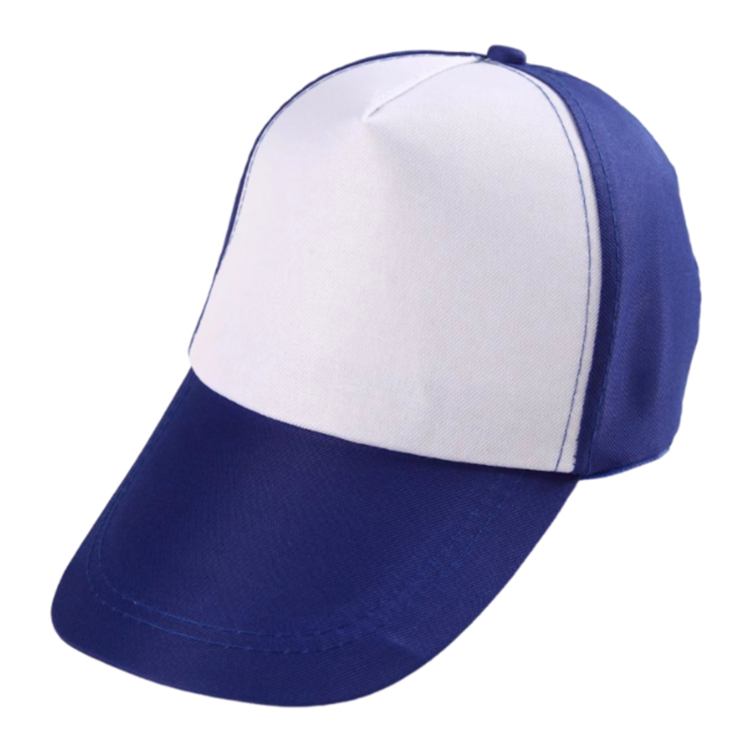 5 Panel Adjustable Two-Tone Cotton Baseball Cap 4
