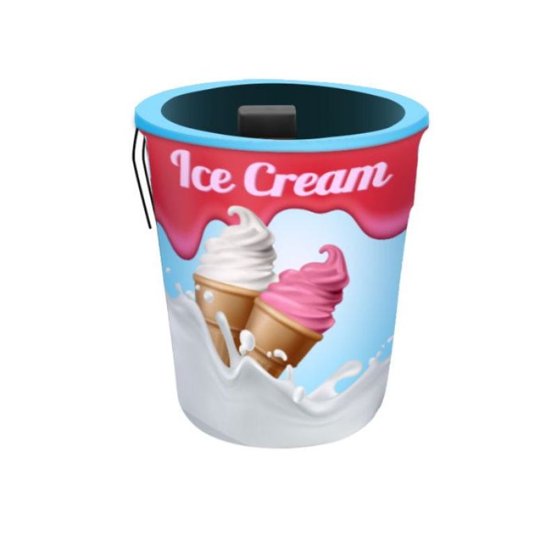 Ice Cream Pre Printed advertising bin Fab-Can™ Multicolor 2