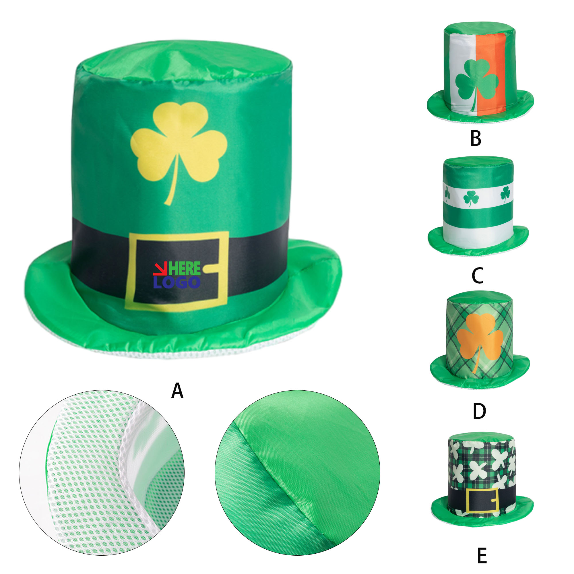 Customizable Green St Patricks Day Hat 1