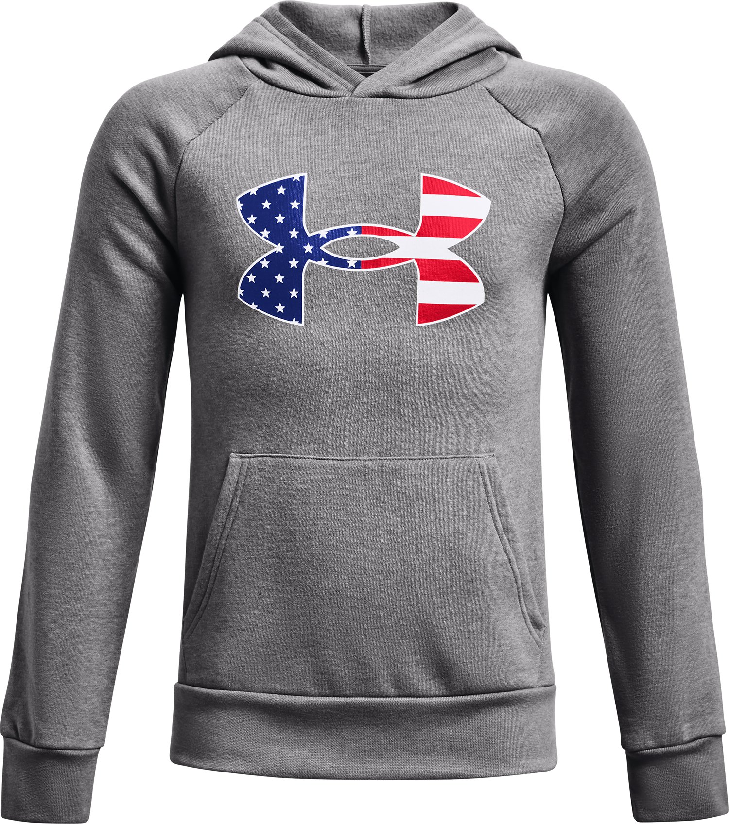 UA Rival Freedom Big Flag Logo Boys' Hoodie 4