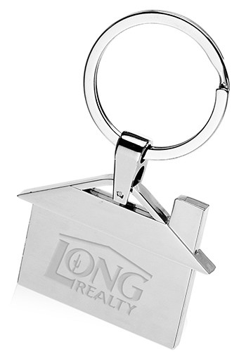 House Shaped  Metal Keychains