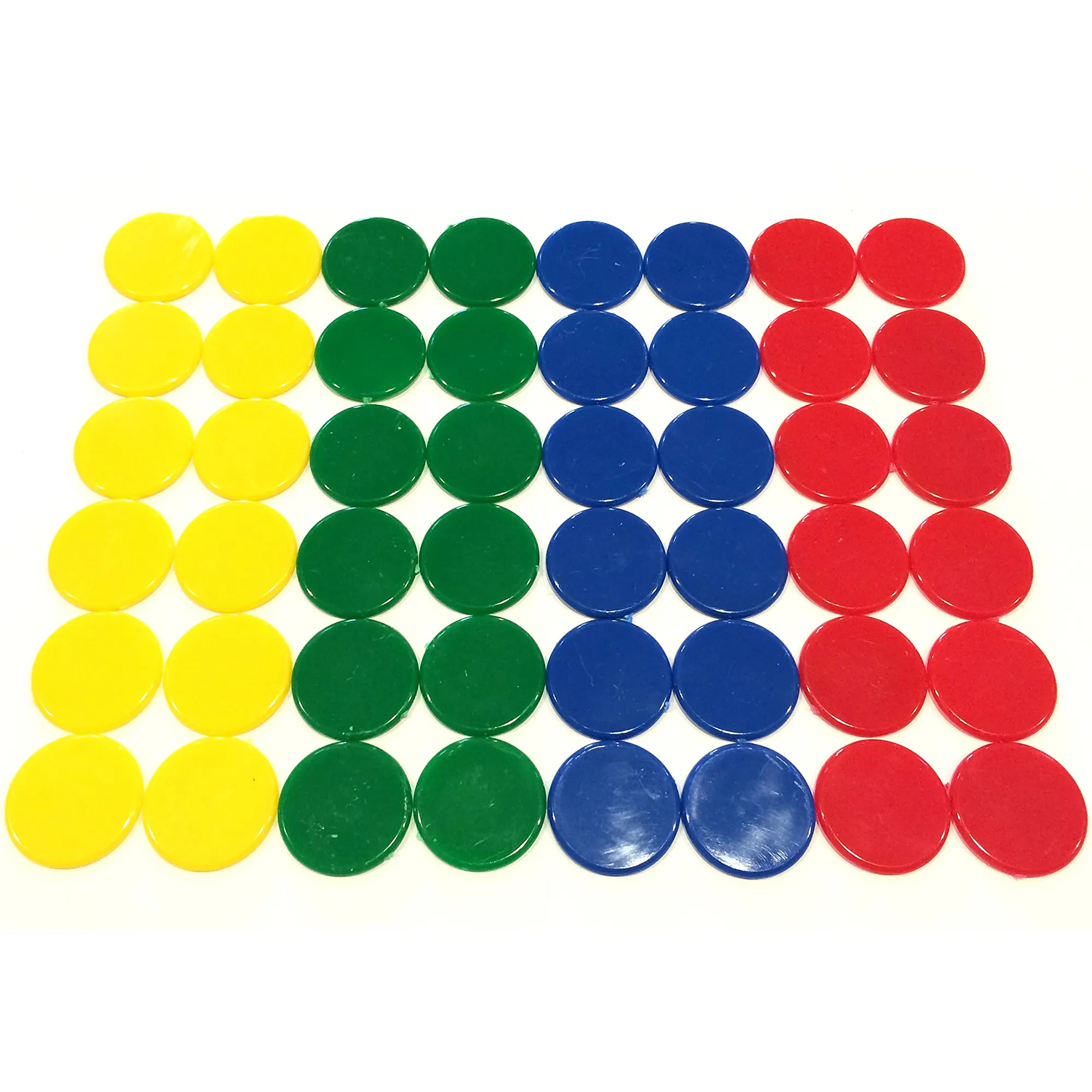 Full Color Round Solid Plastic Token 3