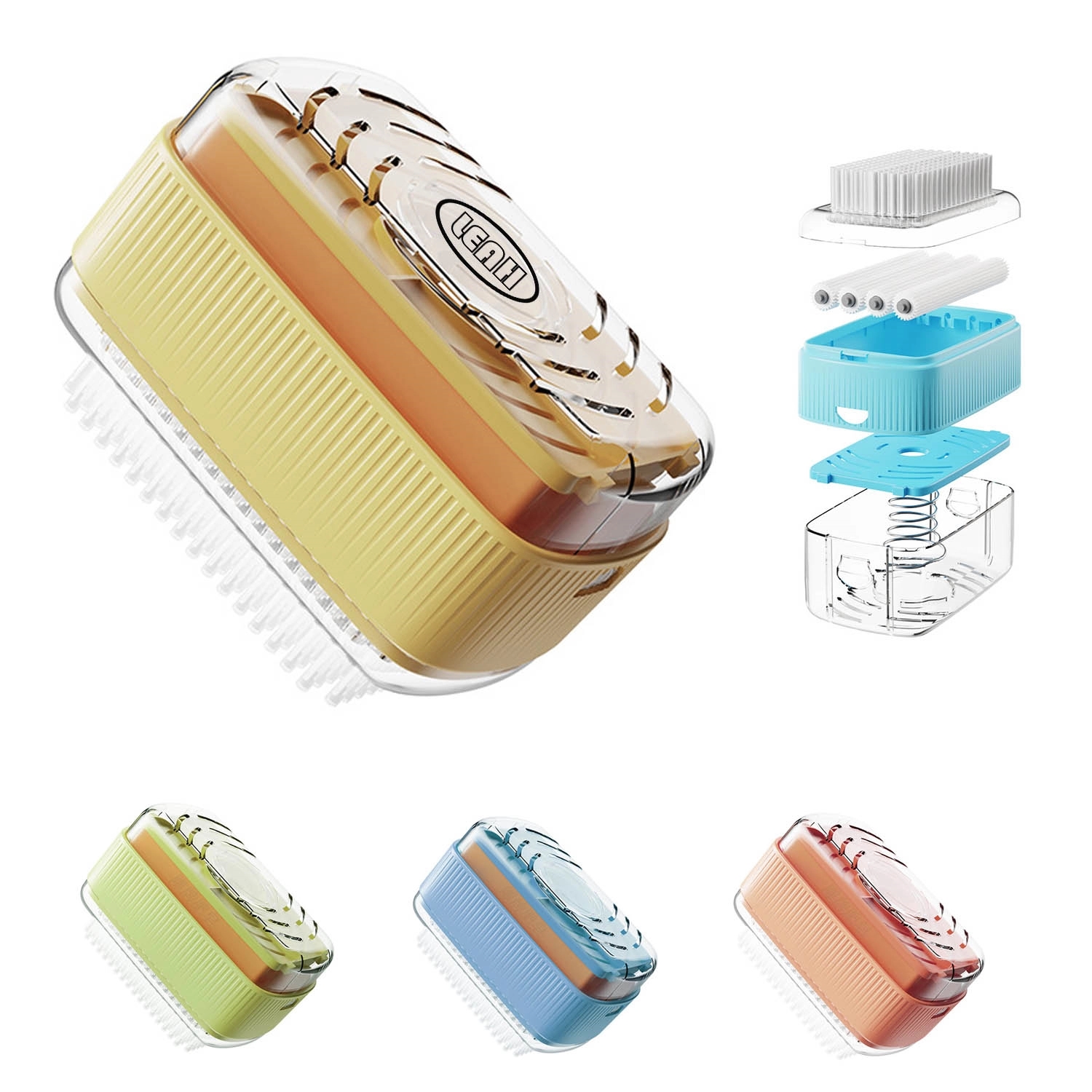 Soap Box With Rollers Brush 3