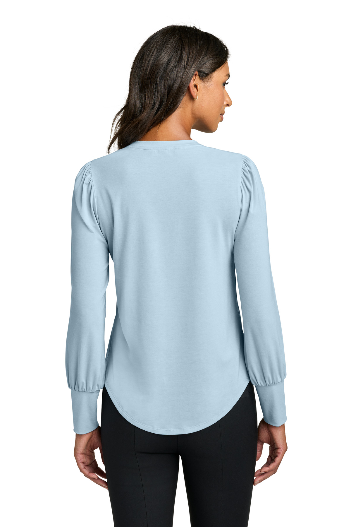 Mercer+Mettle Women's Stretch Jersey Long Sleeve Blouson Top MM1019 6