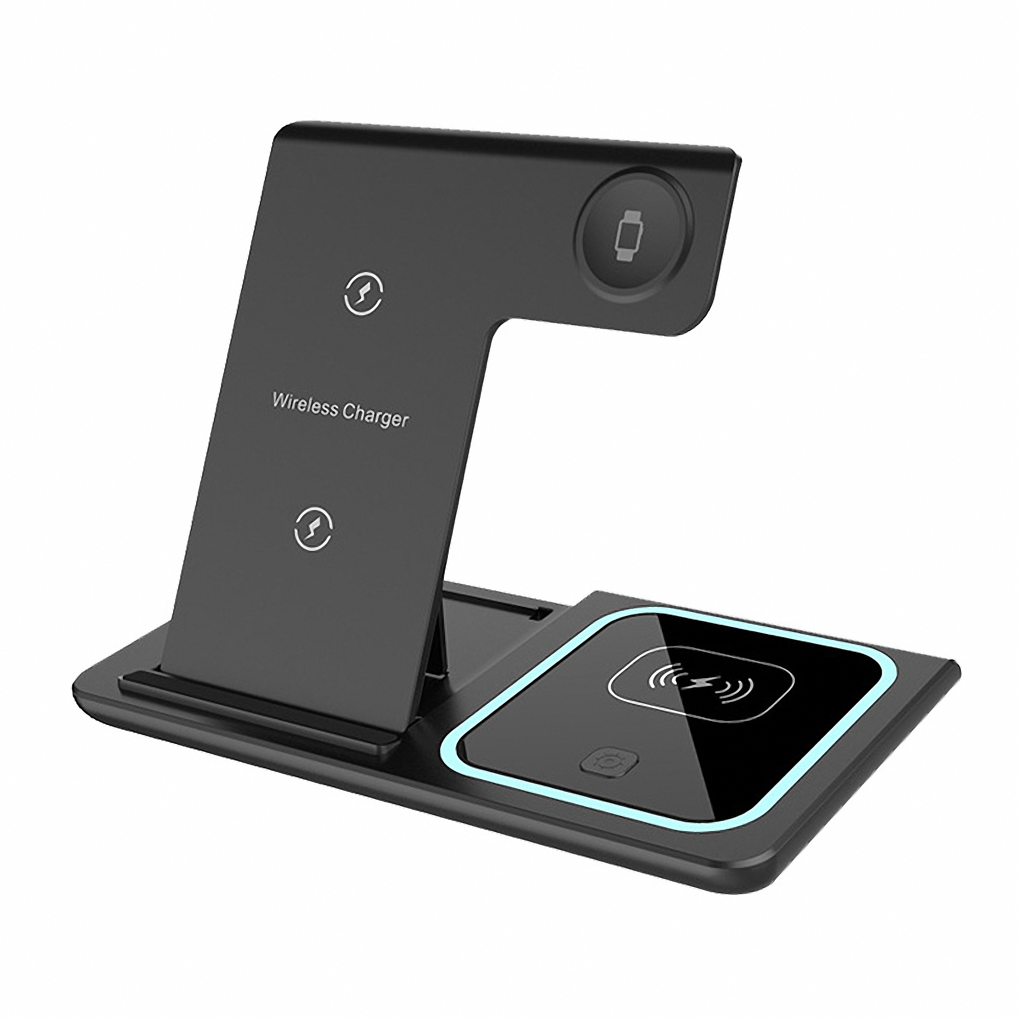 3-in-1 Foldable Wireless Charger Stand for Mobile Phones 2