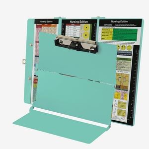 3 Layers Aluminum Foldable Nurse Clip Boards Notepad 4