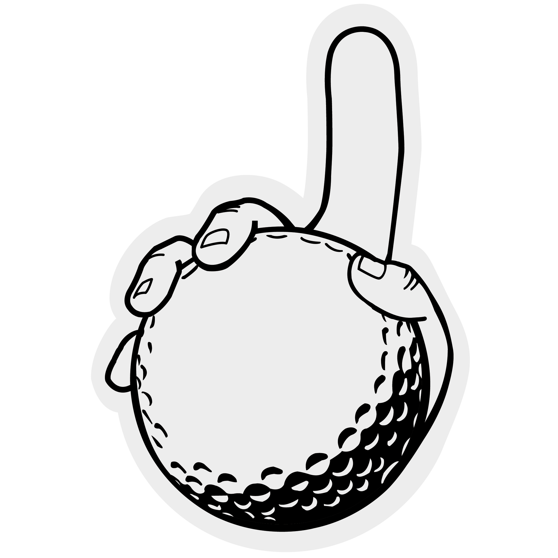 Golf Ball Hand 21