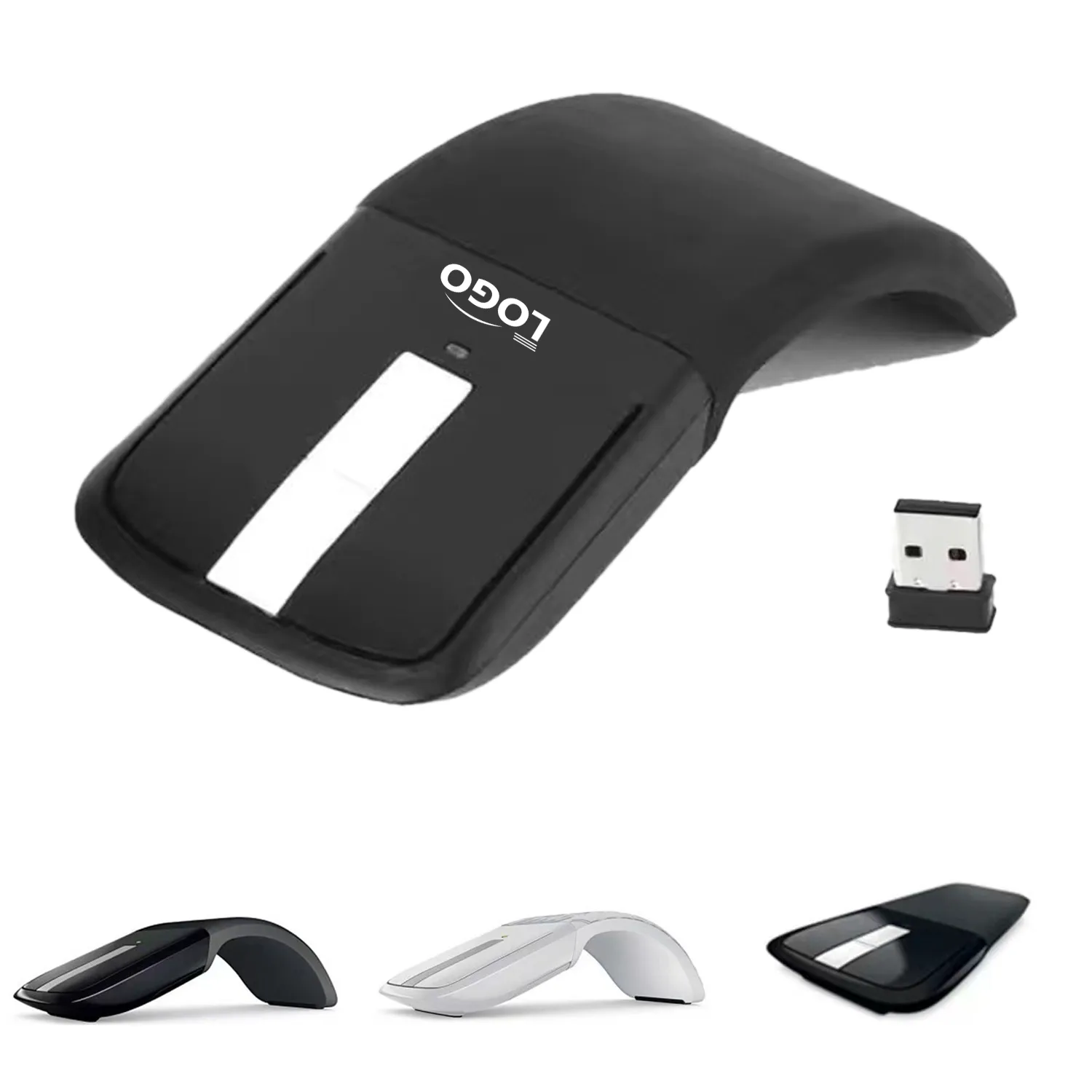 Arc-Shaped Foldable Wireless Mouse
