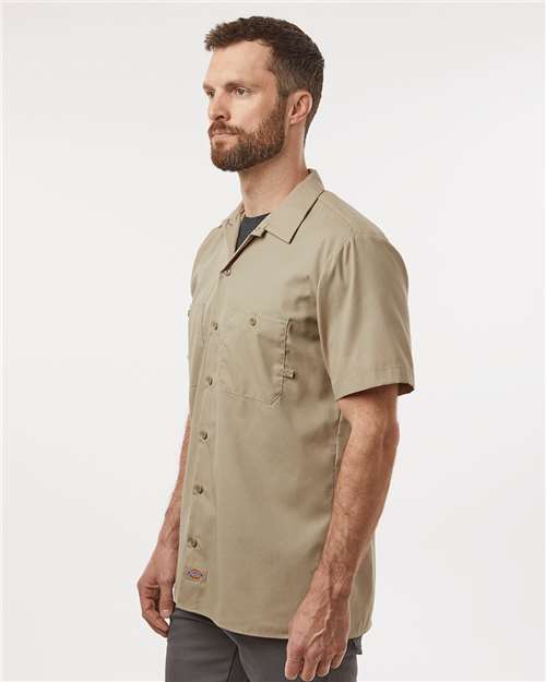 Men's Tall Industrial Short Sleeve Work Shirt - S535T 29