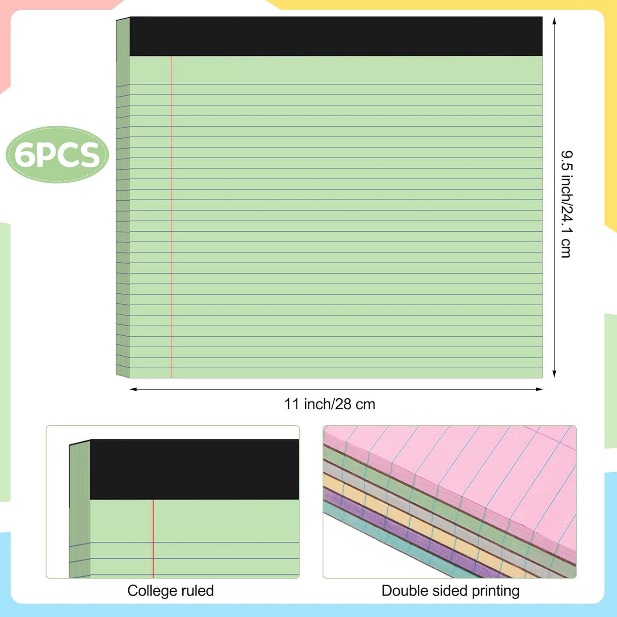 Assorted Colors Writing Pads 4