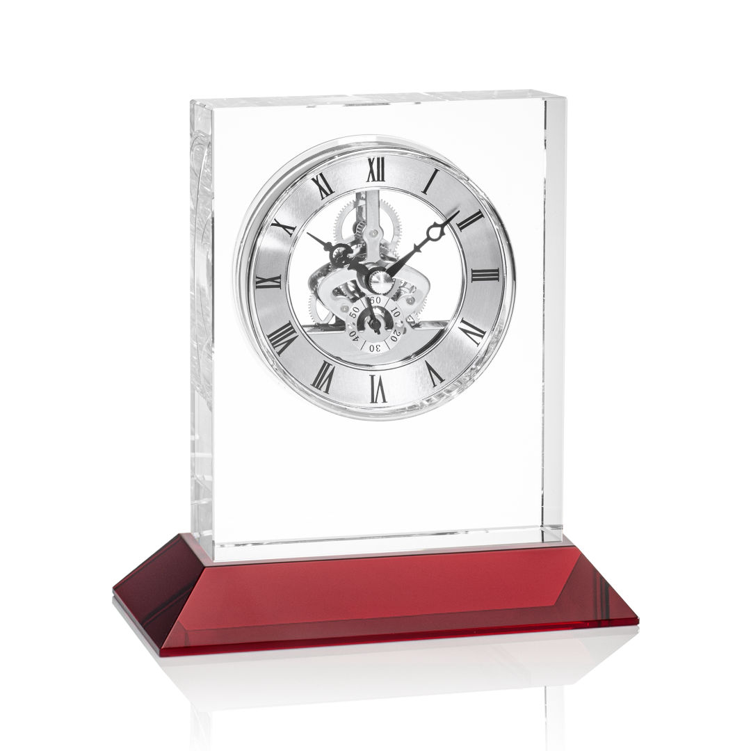 Ashland Clock on Base - Silver Dial 7