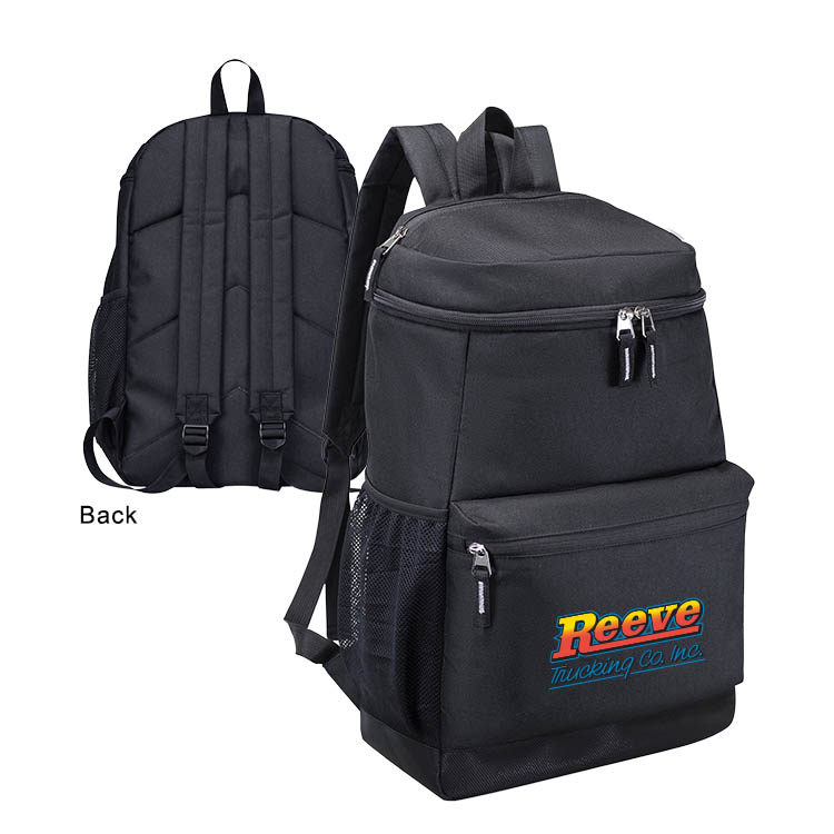 600D Computer Backpack w/ Leatherette Bottom 2