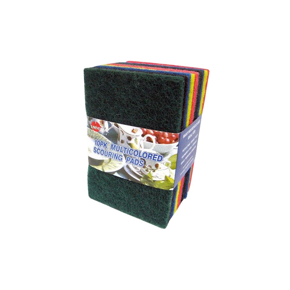 Scouring Pads Assorted 10 Pack 1