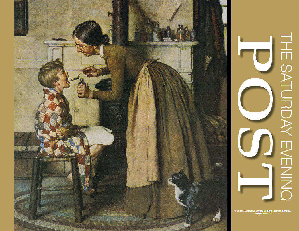 HotLine® Products Saturday Evening Post Appointment Calendar - Spiral