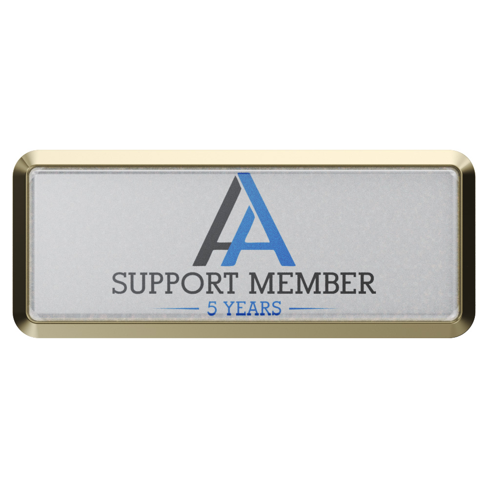 Express Vibraprint® 3" x 1" Rectangle Name Badge Holder 6