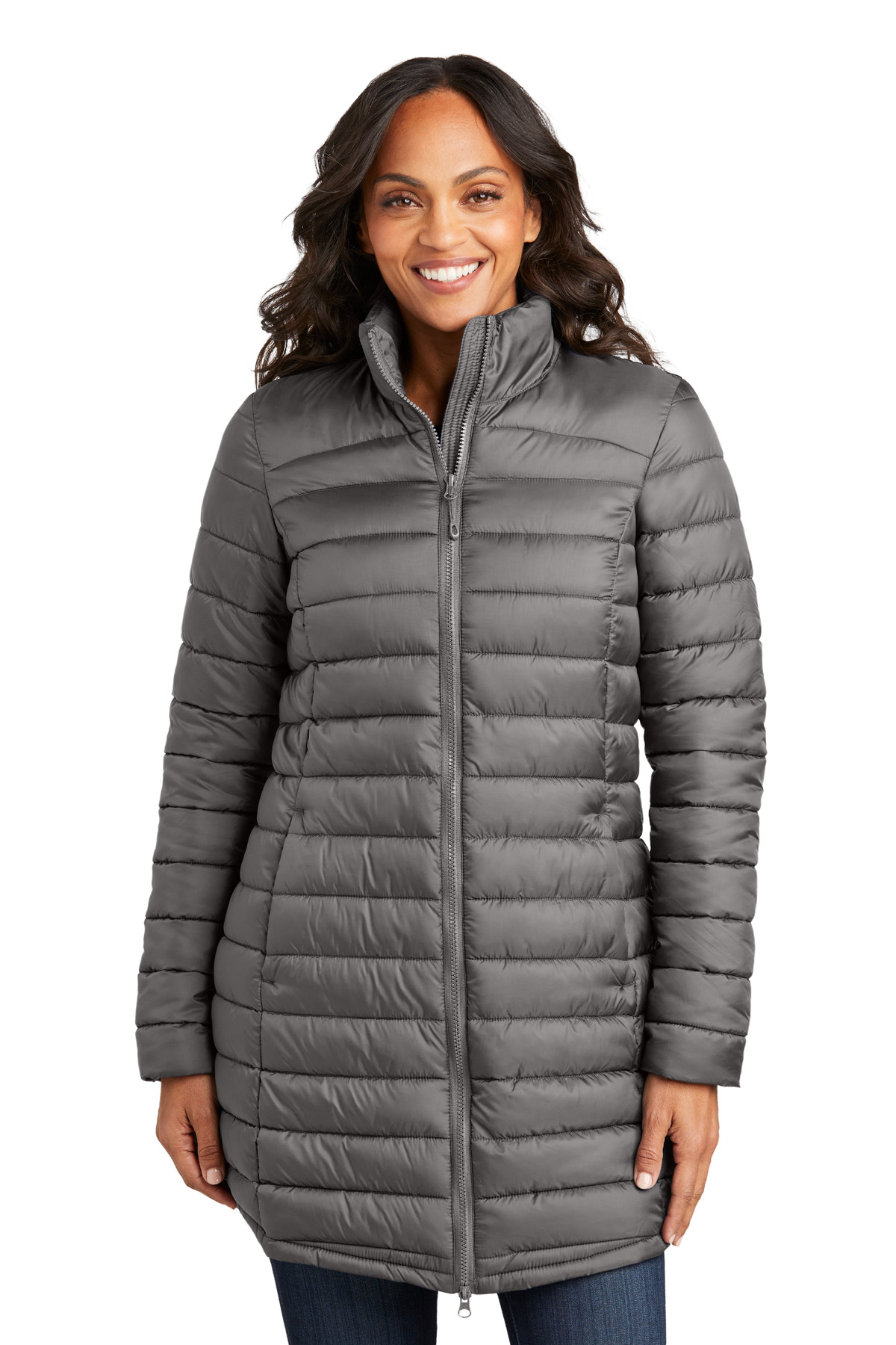 Port Authority Women's Horizon Puffy Long Jacket L365 16