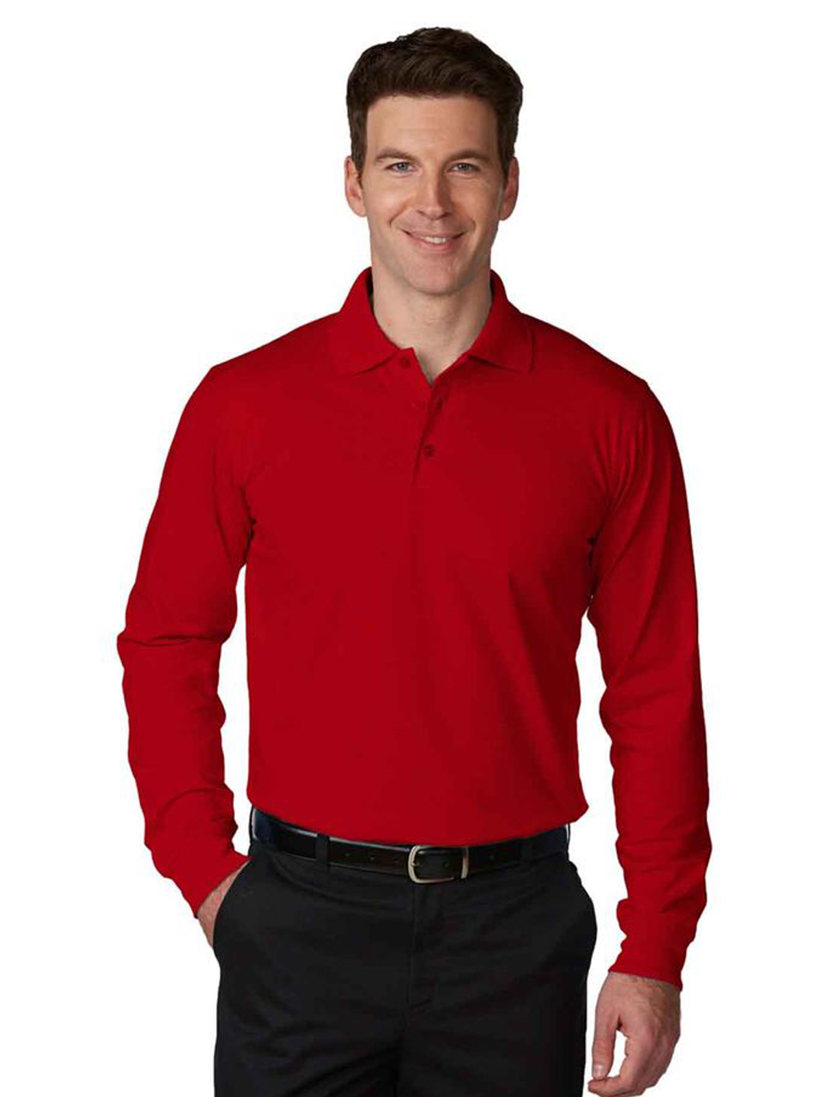 A+ Uniforms - Unisex Jersey Knit Long Sleeve Shirt 1