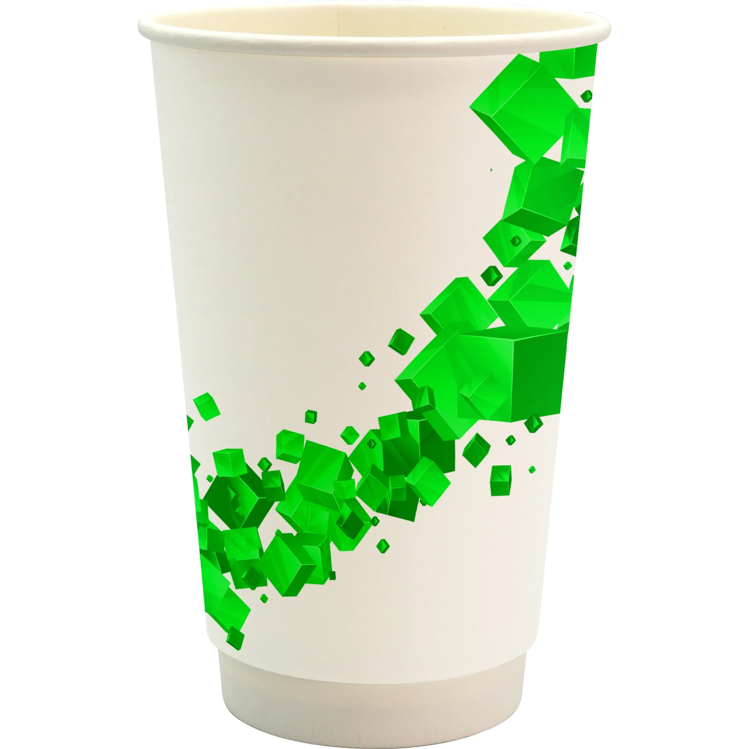 16 oz. Full Color Floating Cube Paper Cup 13
