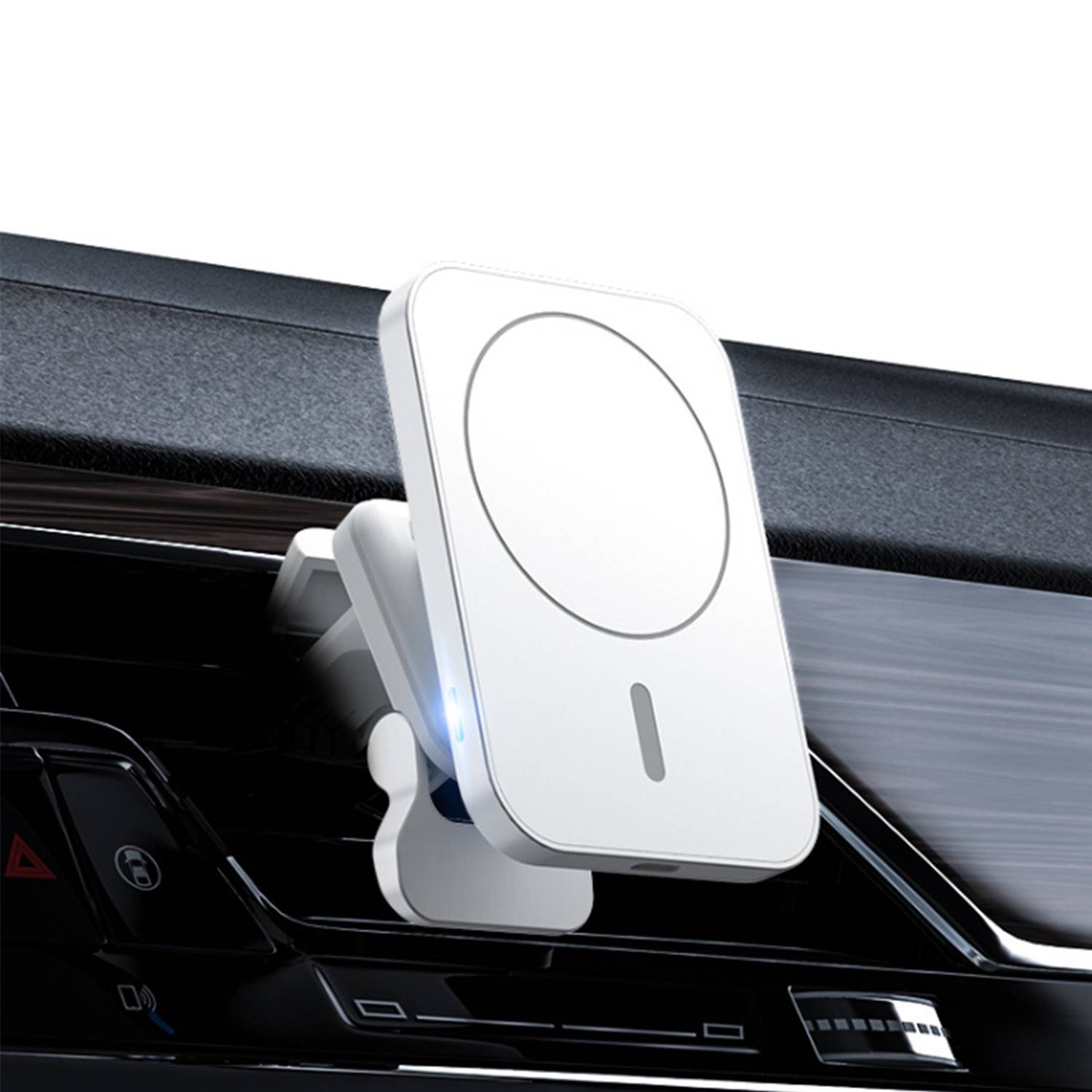 15W Wireless Magnetic Car Mount Fast Charger 6