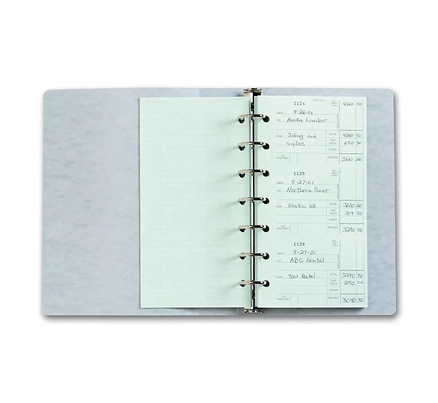 Check Stub Holder, 3 on a Page 2
