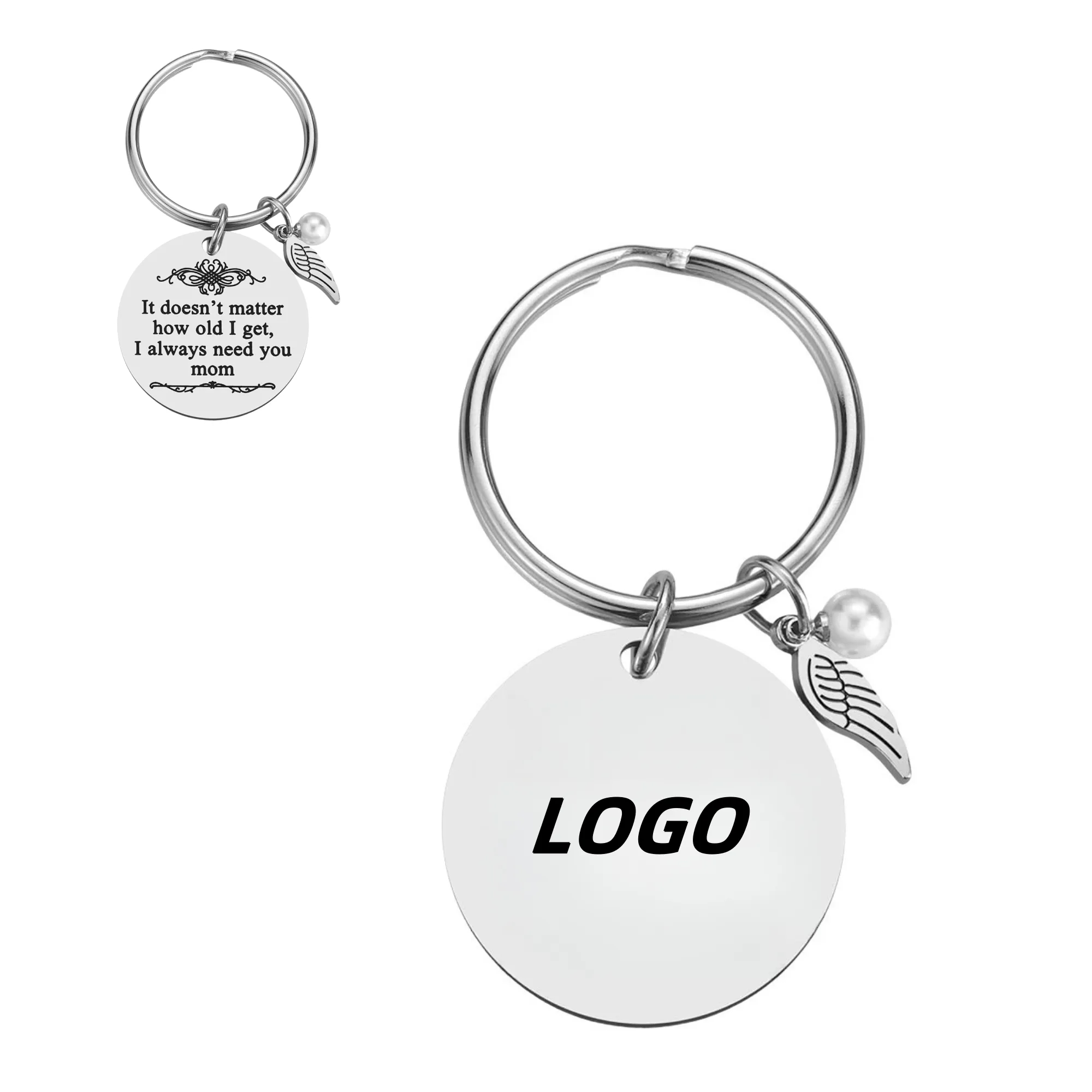 Stainless Steel Keychain 1