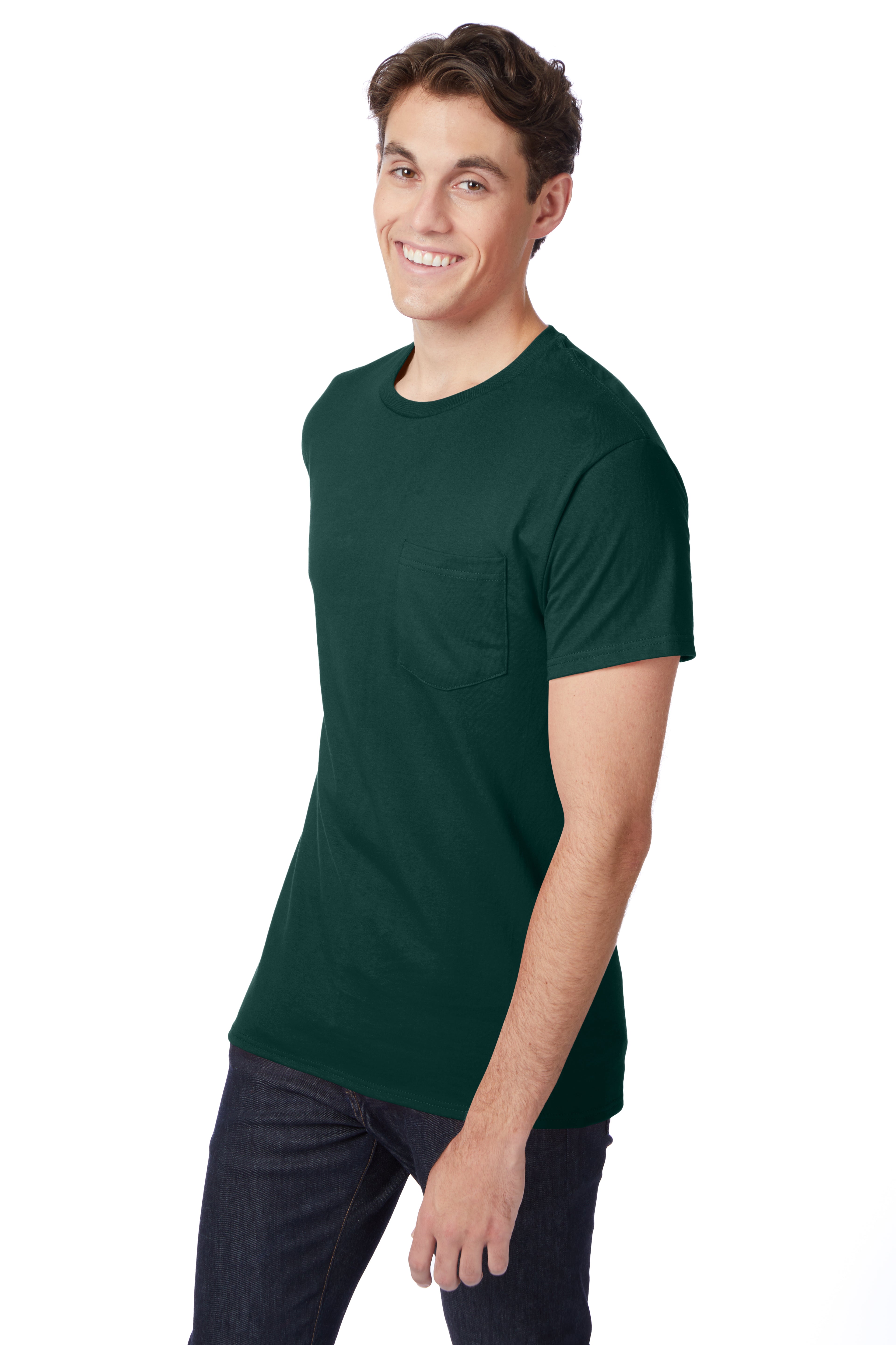 Hanes Authentic-T T-Shirt with Pocket 8