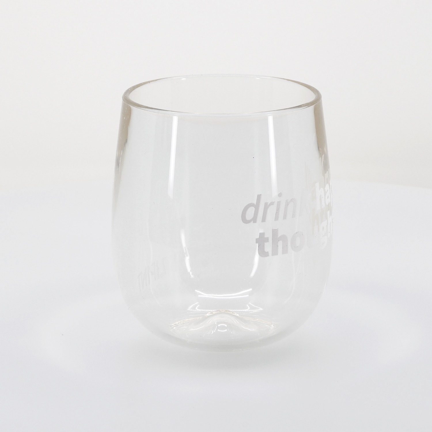 Silipint® Clear Stemless Wine Glass - 12 oz. 75