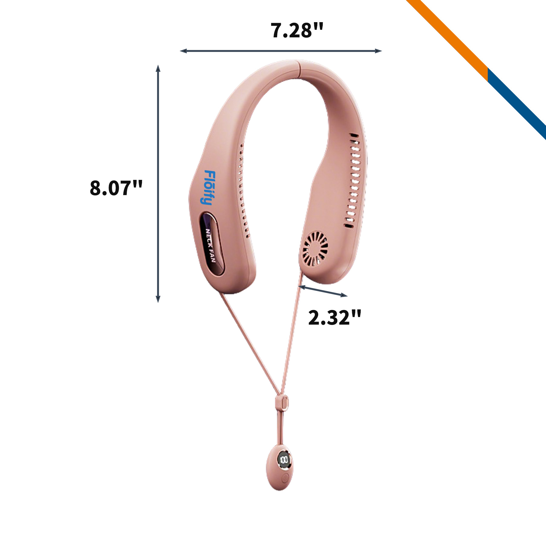 Greta Detachable Neck Fan With String 2