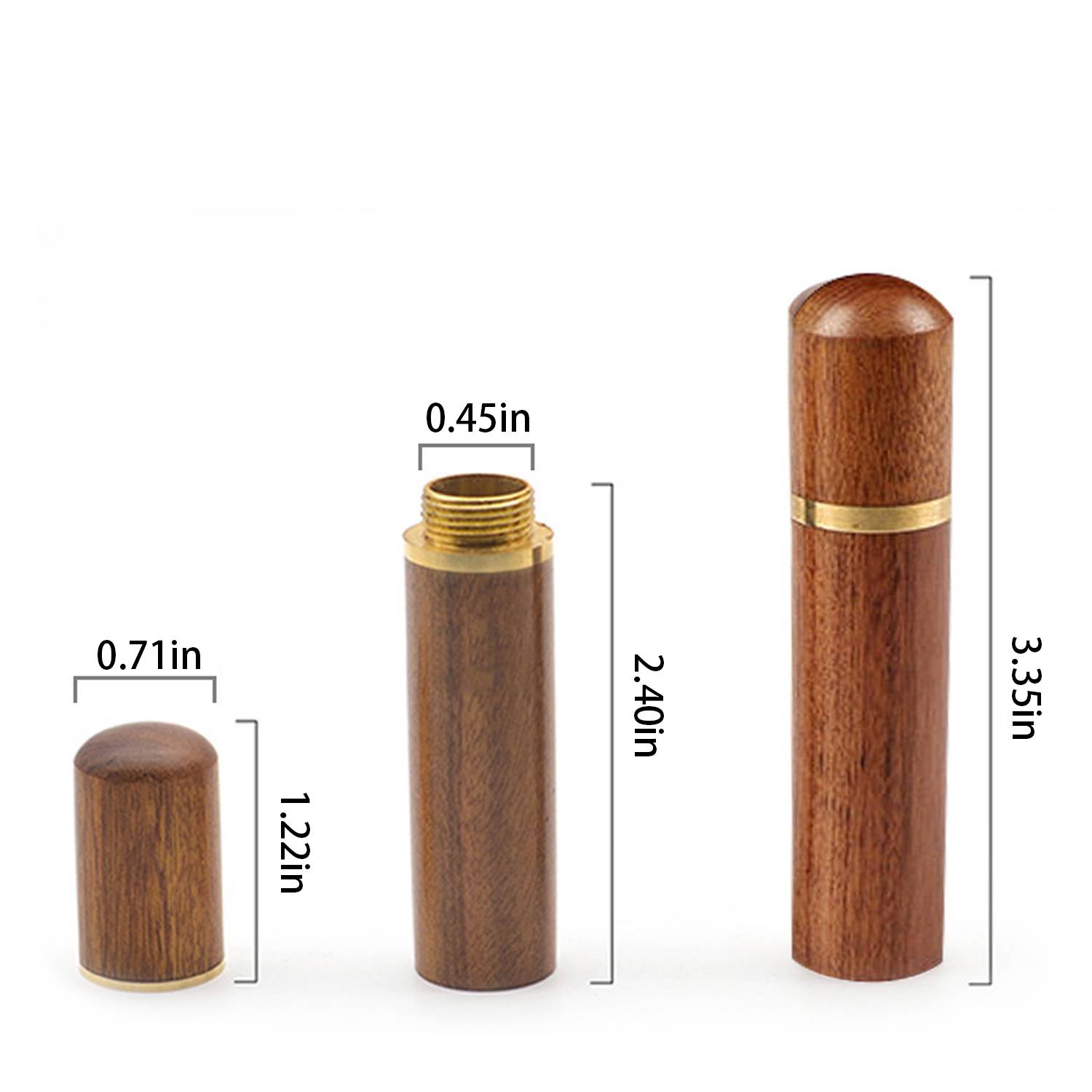Portable wood toothpick holder 5