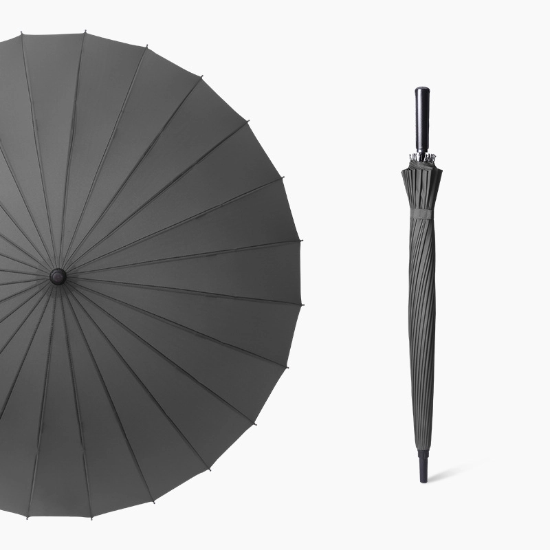 Custom 24-bone Straight Handle Umbrella 3