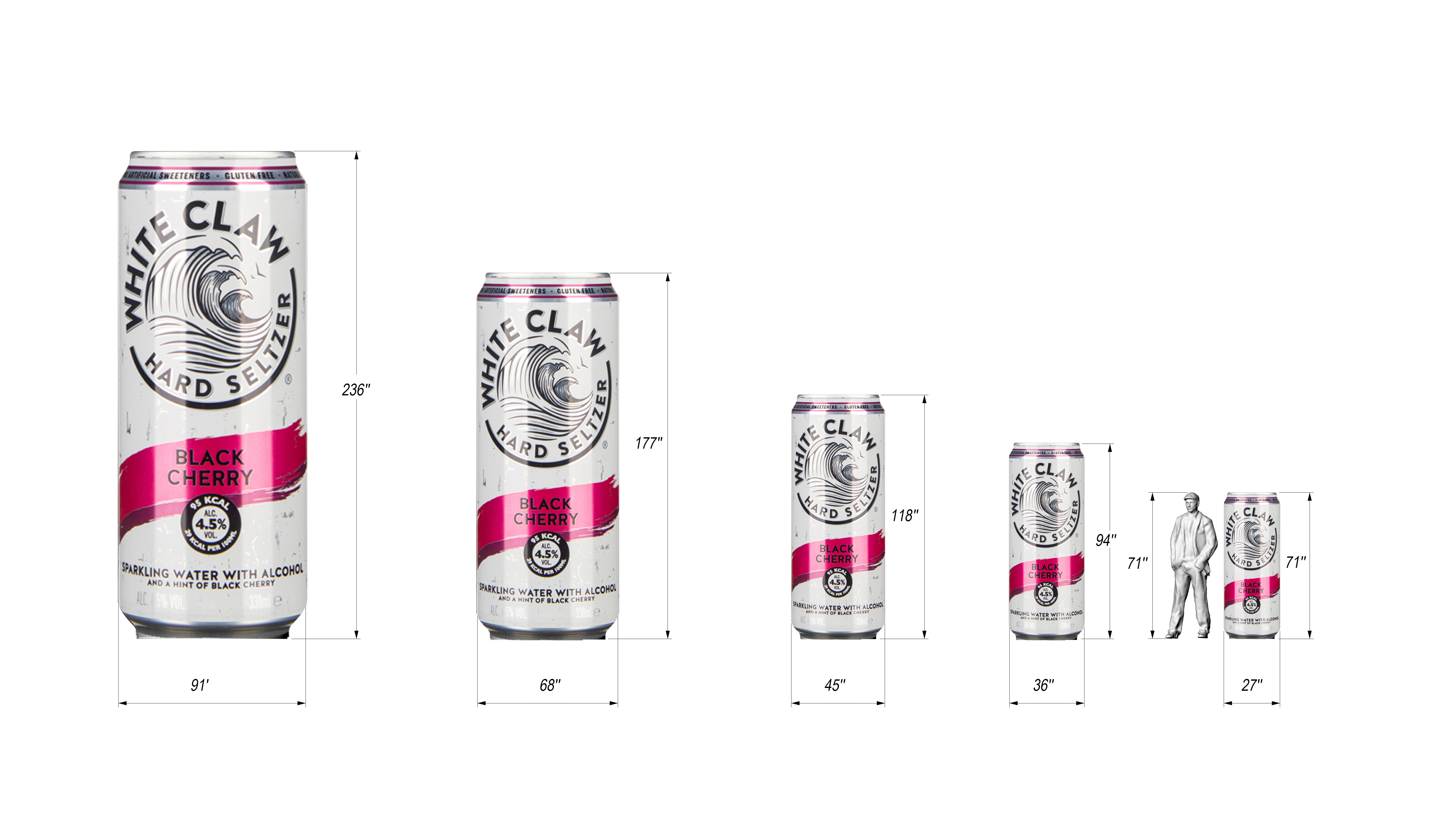 Custom Inflatable Slim Can 6' / 8' / 10' / 15' / 20'