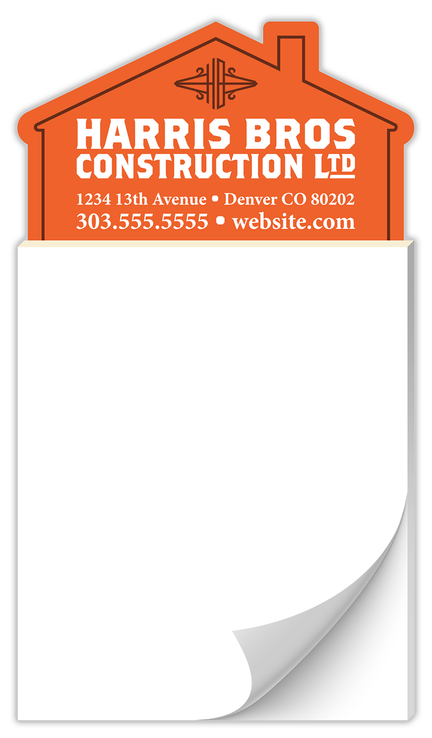 Magna-Pad House Shape Magnet - BLANK Sheet (50 Sheet) 2