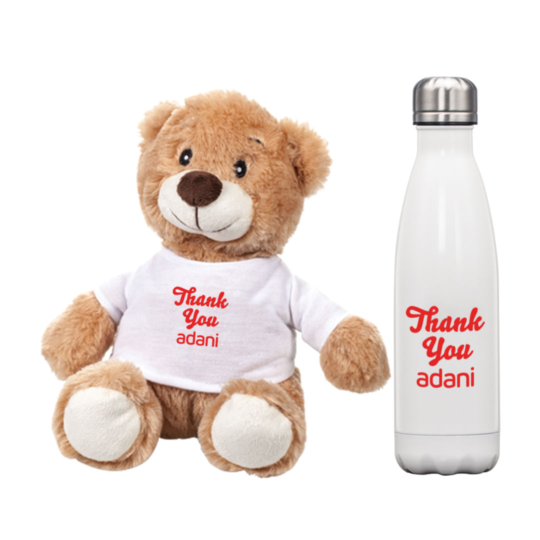 Chester Teddy Bear/Bottle Gift Set 6